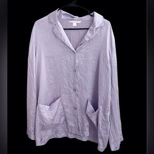 Victoria's Secret Y2k silk Lavender Blouse